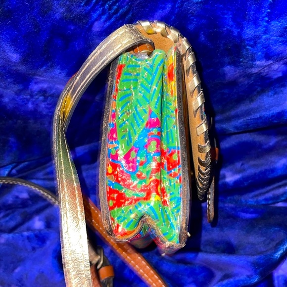 PATRICIA NASH colorful leather crossbody. EUC - Picture 11 of 17